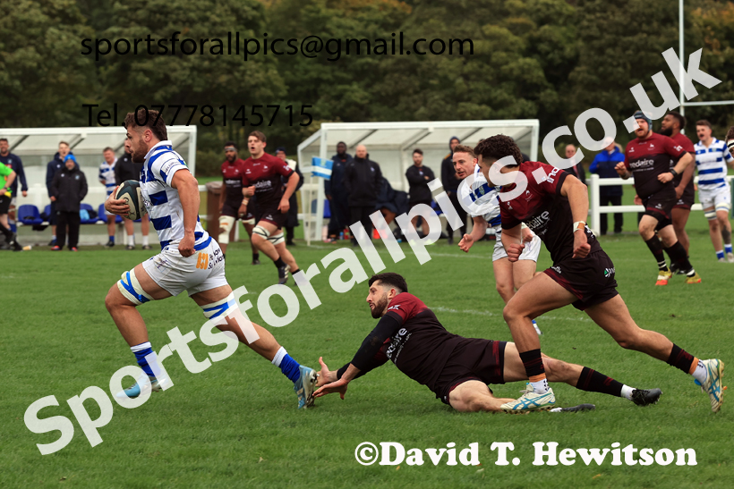 Tynedale v Rossendale, 2025 Tynedale Park, Corbridge, October 4th. Photo: David T. Hewitson/Sports for All Pics